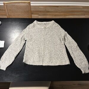 Madewell women’s knit sweater marled gray size small S